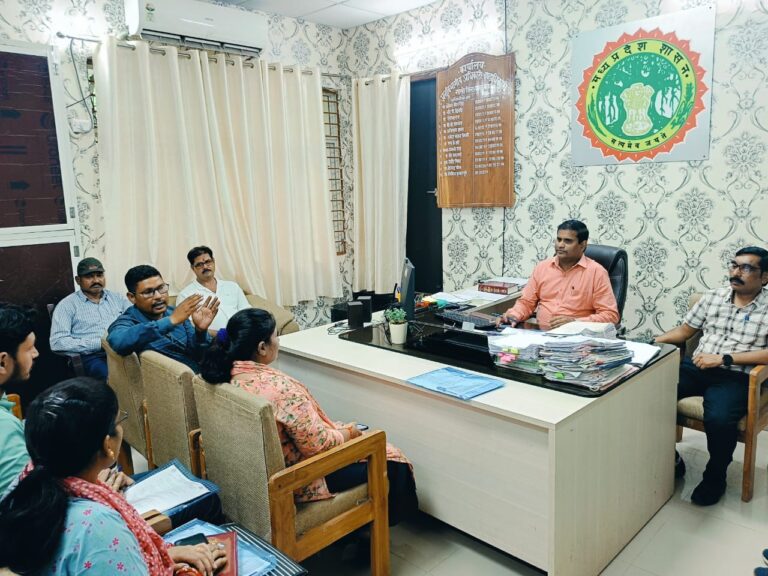 तहसीलदार की अध्यक्षता में हुई राष्ट्रीय कृमि मुक्त दिवस को लेकर बैठक