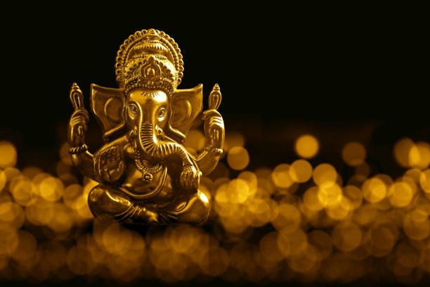 Lord Ganesha with Blured bokhe background