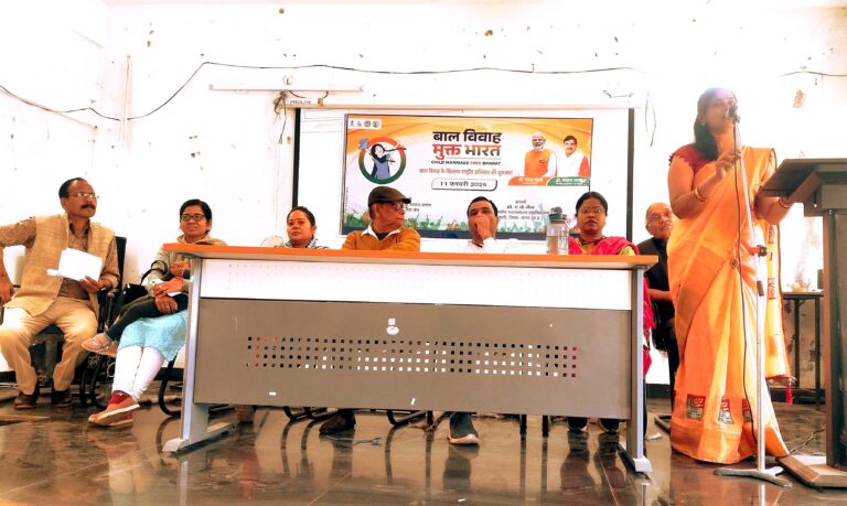 रहली पीजी कॉलेज में हुआ बाल विवाह प्रतिषेध पर व्याख्यान