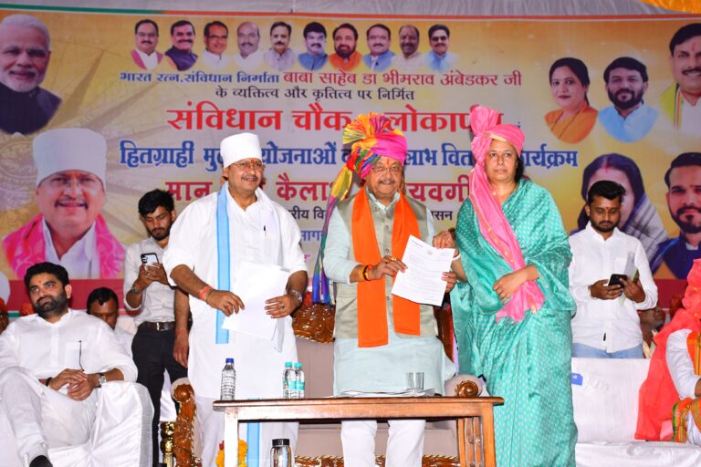 इंदौर में भी बनवाऊॅंगा सागर जैसा संविधान चौक- मंत्री कैलाश विजयवर्गीय