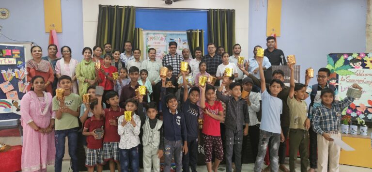 समर कैंप का समापन:योग, व्यायाम के साथ नृत्य और कला भी सीखे छात्रों ने।