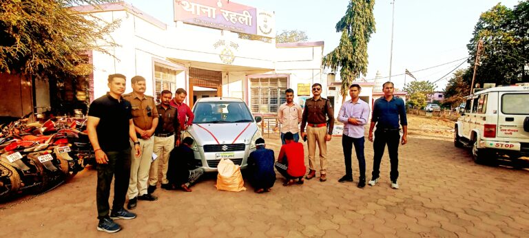 रहली: किराना दुकान में चोरी करने वाले शातिर चोर गिरफ्तार, DVR ले जाकर भी नहीं बच सके पुलिस से